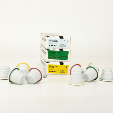 Compostable Nespresso pods
